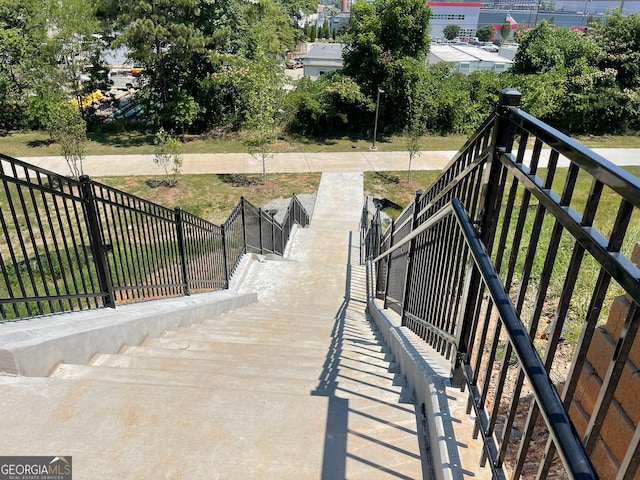 exterior space featuring fence