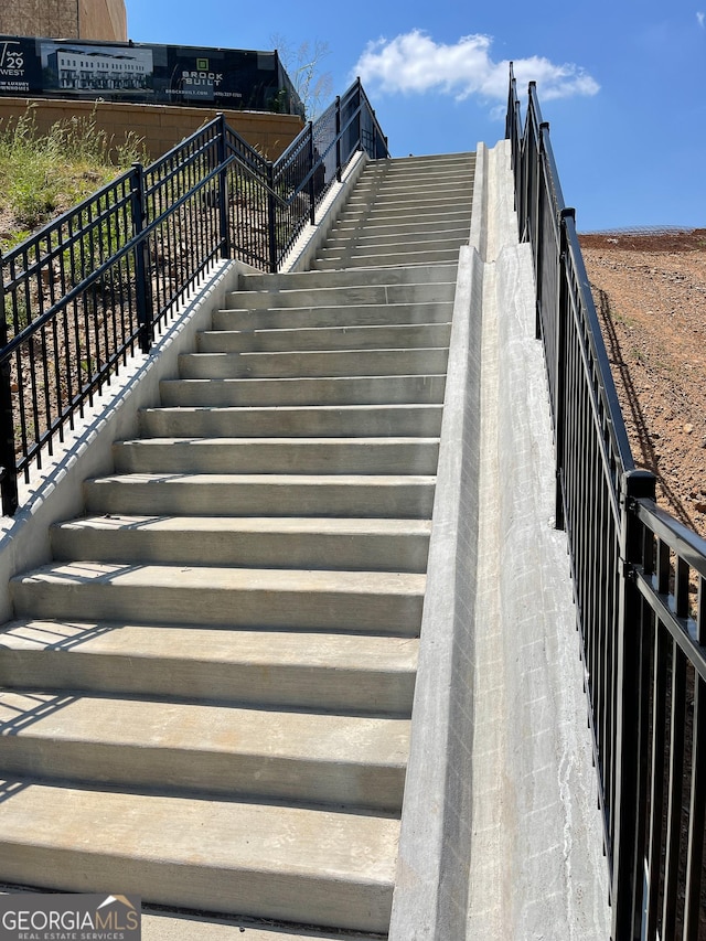 exterior space featuring stairway