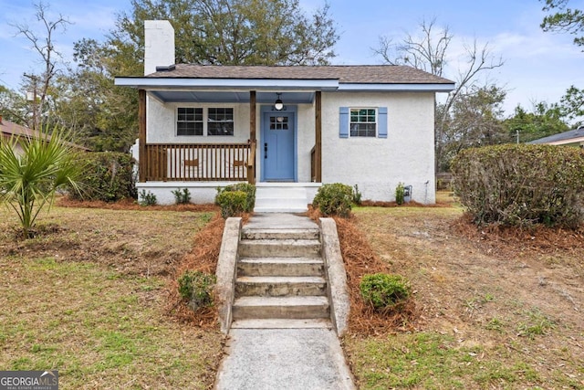 bungalow featuring a porch