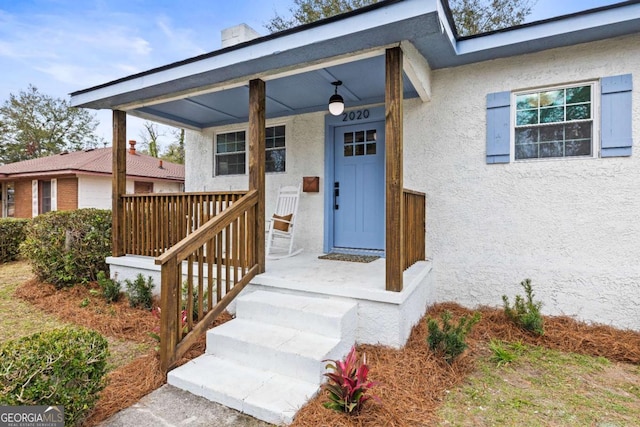 view of entrance to property