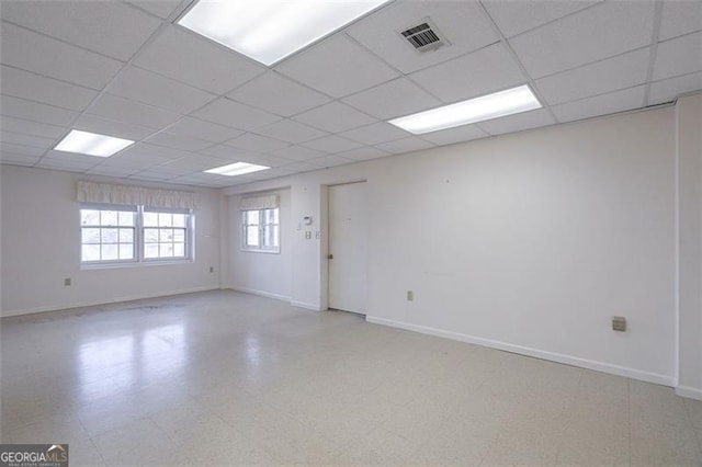 242 Herring Gull Ct, Monticello, GA 31064 - spare room with a drop ceiling