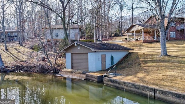 242 Herring Gull Ct, Monticello, GA 31064 - view of dock featuring a water view