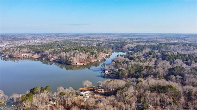 242 Herring Gull Ct, Monticello, GA 31064 - aerial view featuring a water view