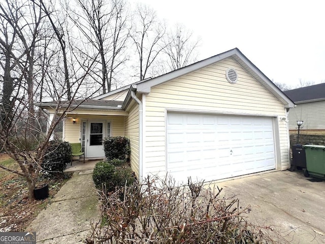 ranch-style house with a garage