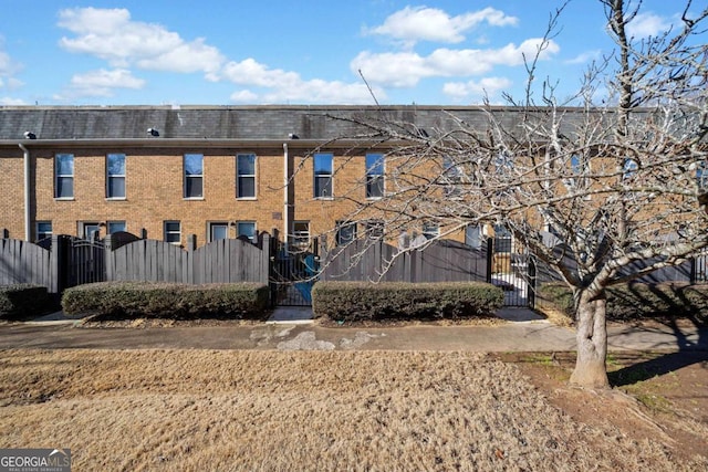 view of rear view of property