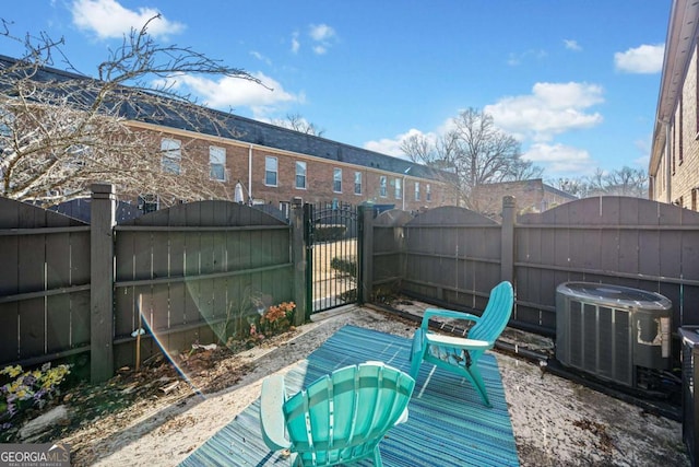 view of patio / terrace featuring cooling unit