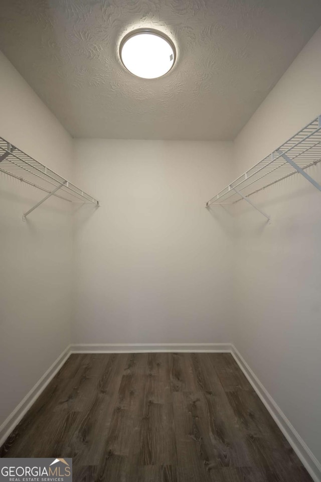 100 Downing Way Unit E, Athens, GA 30606 - walk in closet with dark wood-type flooring