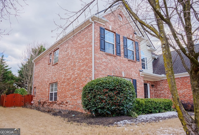 view of side of home