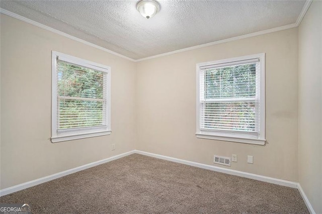 1146 Canal St, Decatur, GA 30032 - carpeted spare room with ornamental molding and a textured ceiling