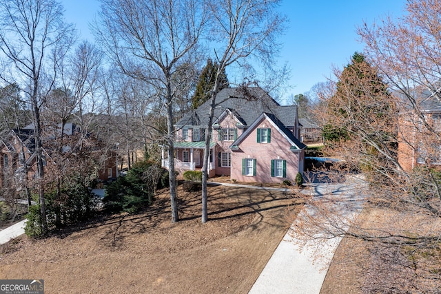 view of front of house featuring covered porch