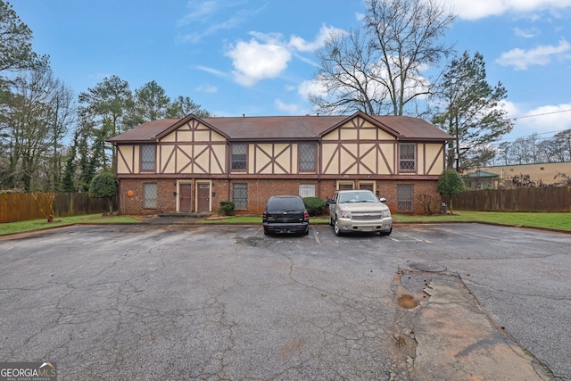 view of tudor-style house