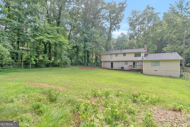 view of yard