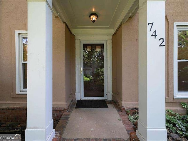 view of entrance to property