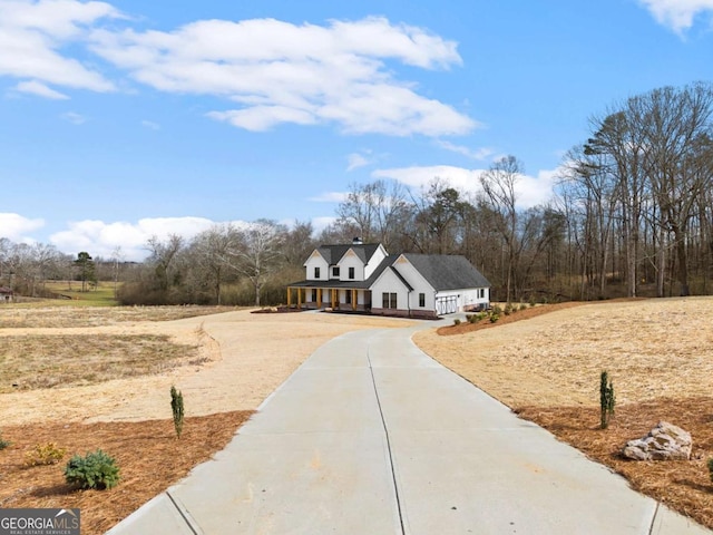 view of front of home