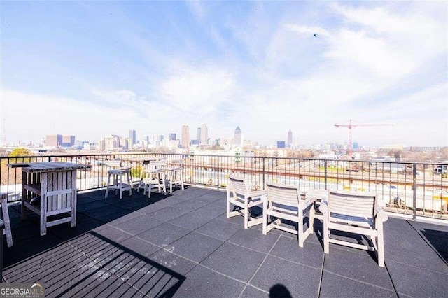 170 Boulevard Se H416, Atlanta, GA 30312 - view of patio featuring a skyline view