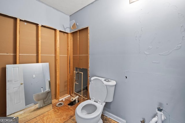 bathroom featuring toilet