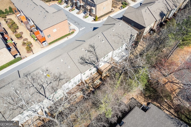 birds eye view of property featuring a residential view