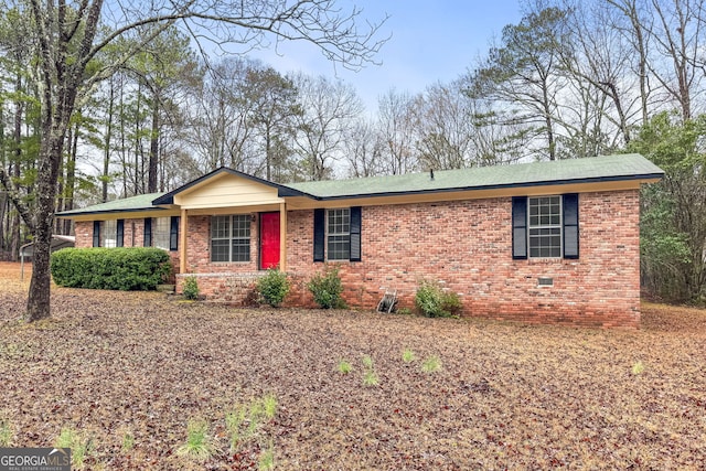 view of ranch-style home