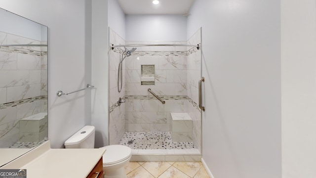 100 Windmeadow Way, Fayetteville, GA 30214 - full bath with toilet, a shower stall, and vanity