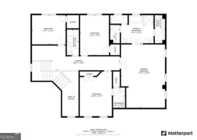 100 Windmeadow Way, Fayetteville, GA 30214 - property floor plan
