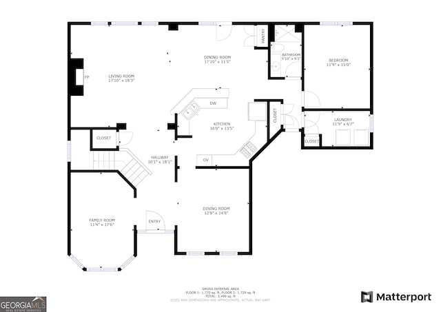 100 Windmeadow Way, Fayetteville, GA 30214 - property floor plan