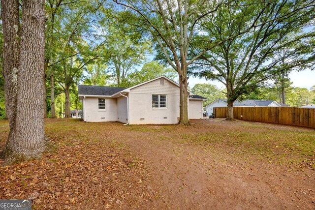 view of rear view of house