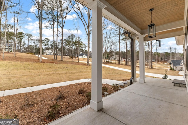 view of patio