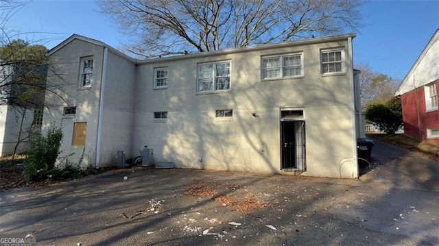 view of back of property