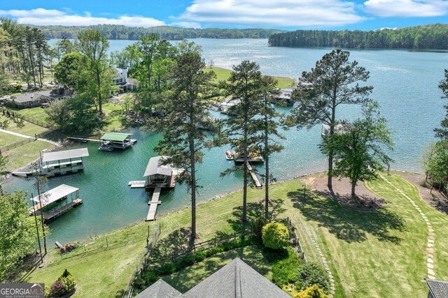 6780 Lawson Cir, Gainesville, GA 30506 - bird's eye view with a water view