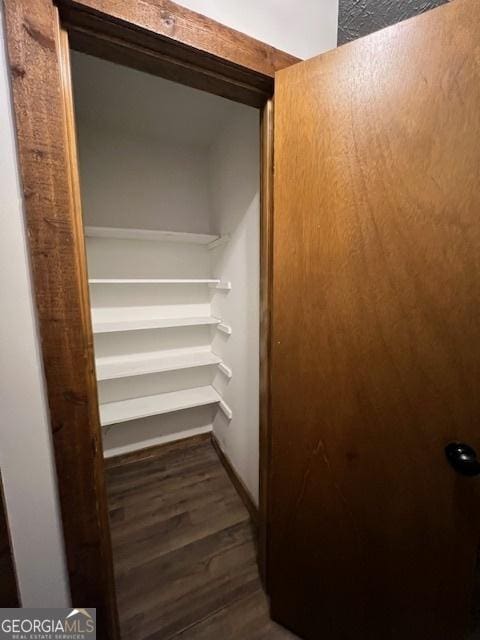 view of closet