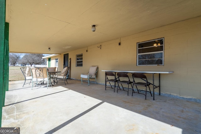 view of patio