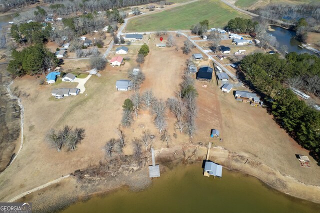 40 County Road 498, Centre, AL 35960 - aerial view of property and surrounding area with a large body of water and rural landscape