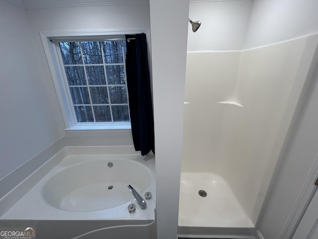 bathroom with a bathtub