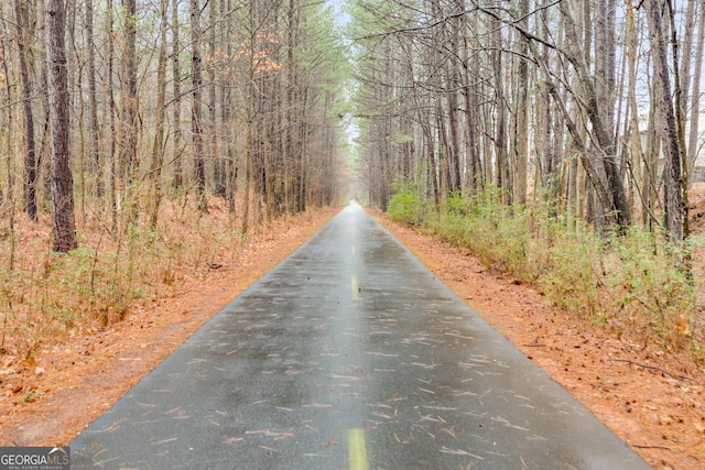 view of road