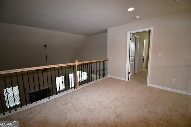 175 Osier Dr, Mcdonough, GA 30252 - carpeted empty room with baseboards, recessed lighting, and a smoke detector