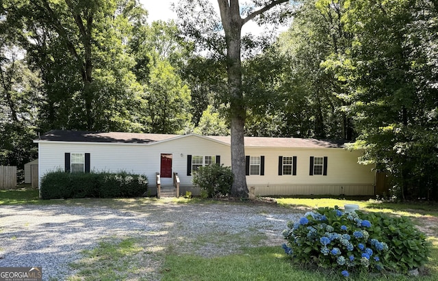 view of front of house