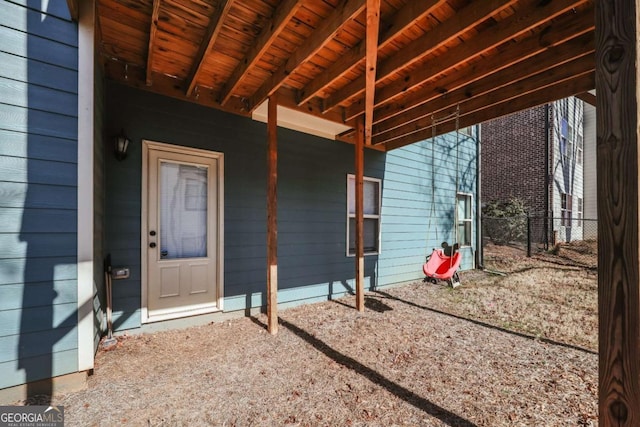 view of property entrance