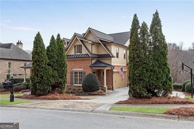 5861 Yoshino Cherry Ln, Braselton, GA 30517 - view of front of home with a garage