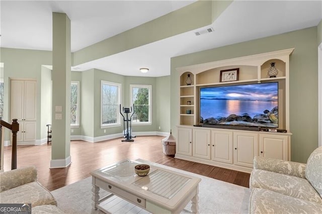 5861 Yoshino Cherry Ln, Braselton, GA 30517 - living room with light hardwood / wood-style flooring