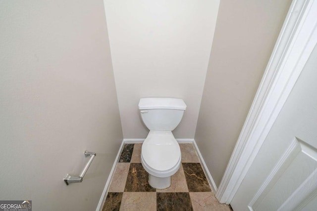 bathroom with toilet