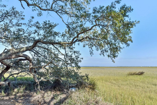 view of landscape featuring a rural view