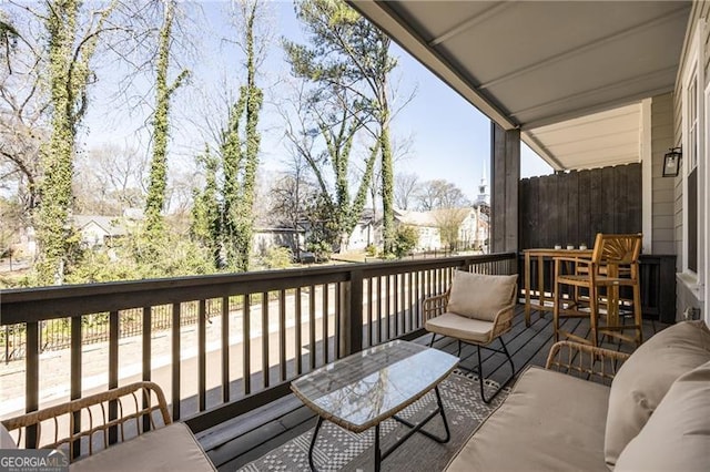 view of deck