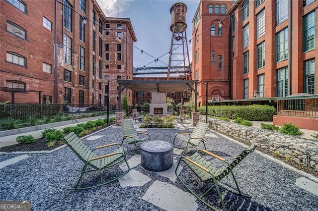 view of home's community featuring a patio area