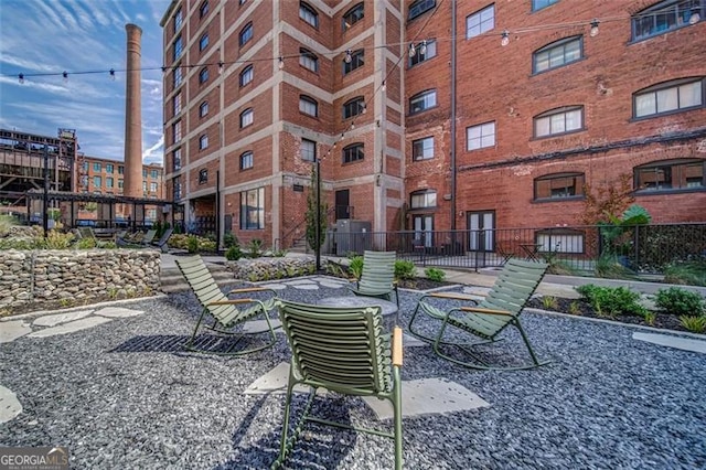 view of home's community with a patio