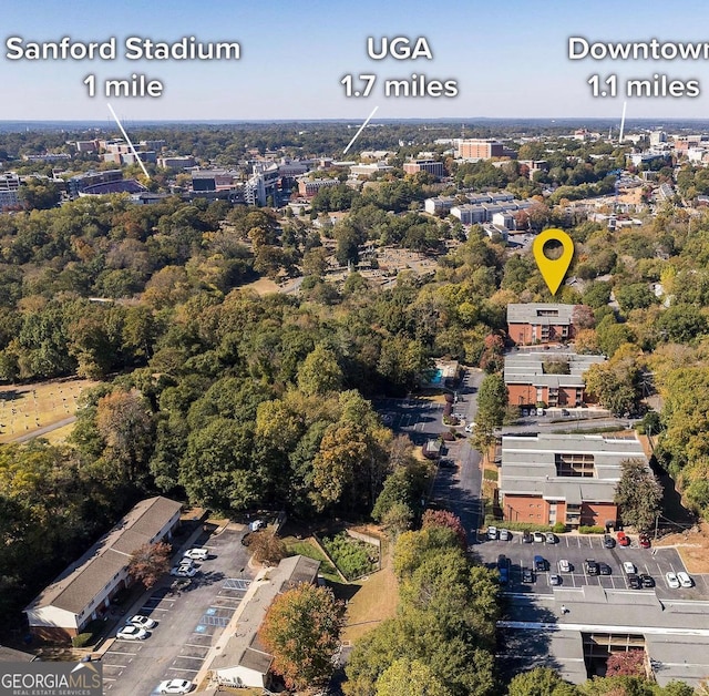 250 Little St Apt A105, Athens, GA 30605 - aerial view of property and surrounding area