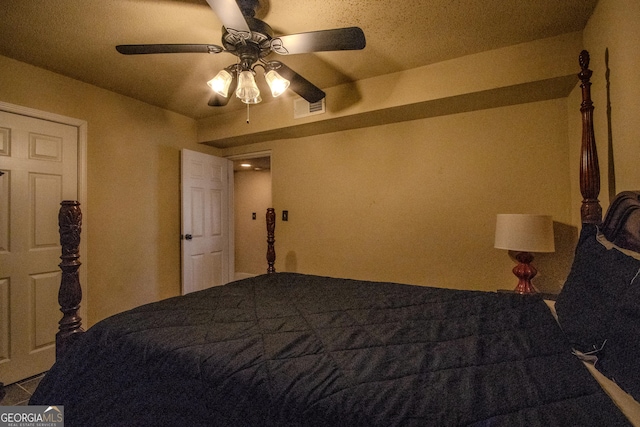 250 Little St Apt A105, Athens, GA 30605 - bedroom with a ceiling fan