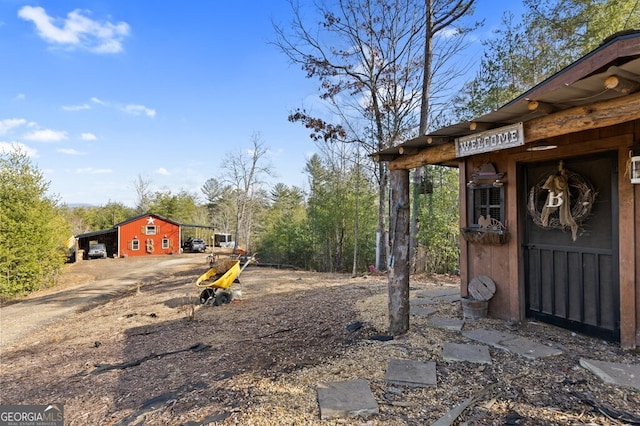 view of yard