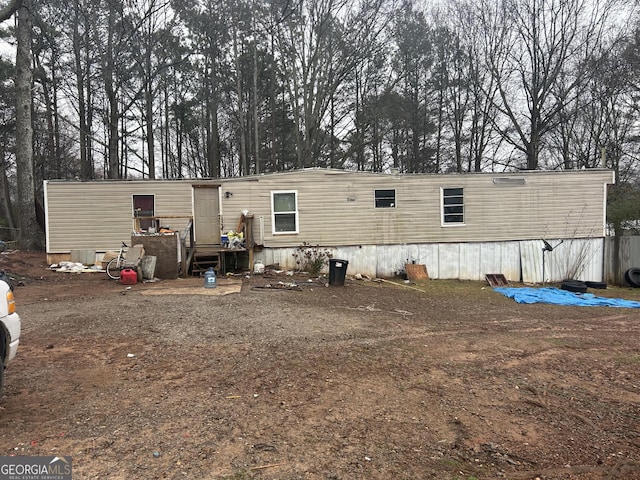 view of rear view of property