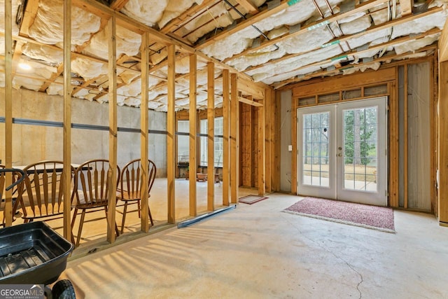 256 Allie Dr, Mcdonough, GA 30252 - misc room with french doors