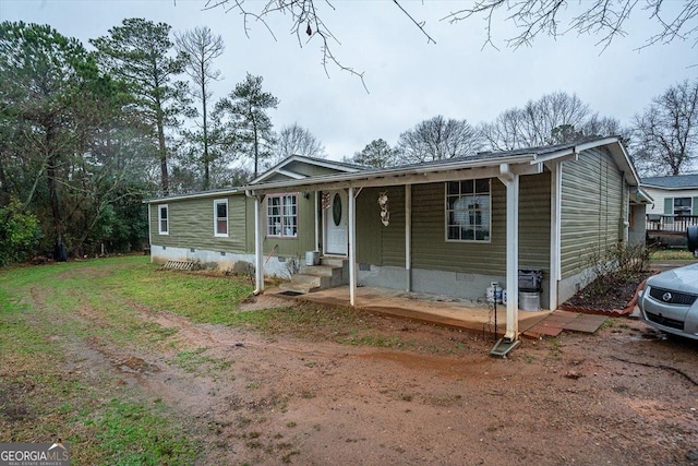 view of front of property